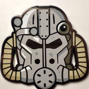 Fallout T-60 Helmet Enamel Pin Official Bethesda Collectible Pin Badges Series